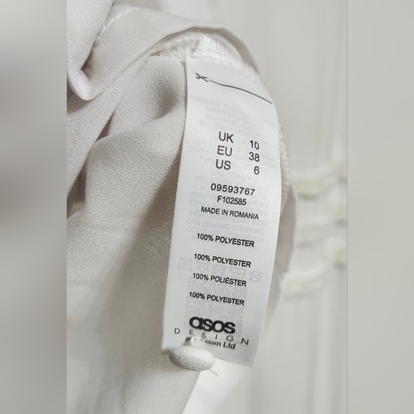 Asos Design Blouse. Size 6 - Picture 8 of 9